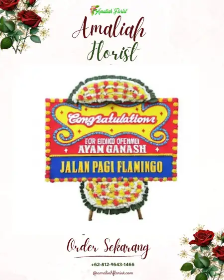 Sewa Papan Bunga Seunagan